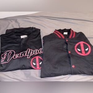 Deadpool Button Up Shirt & Button Up Jacket Men’s Large